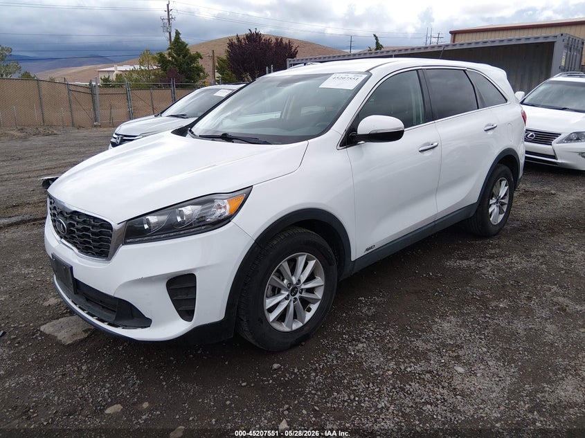 2020 Kia Sorento VIN 5XYPGDA59LG612899 IAAI salvage auction — REAR END, Salvage Title, sold $3,050 on 2026-07-17 (photo 2)