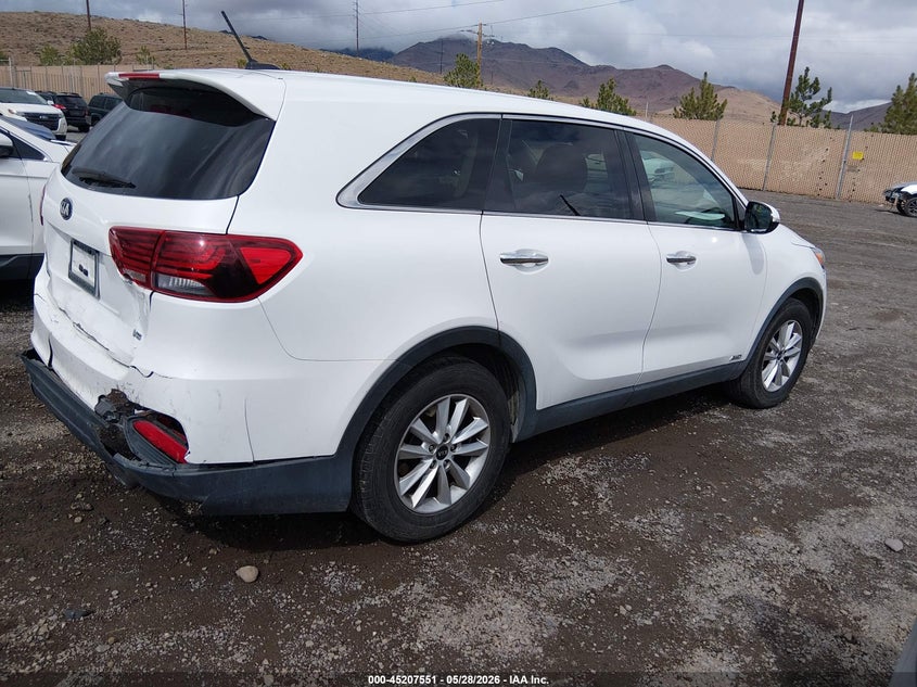 2020 Kia Sorento VIN 5XYPGDA59LG612899 IAAI salvage auction — REAR END, Salvage Title, sold $3,050 on 2026-07-17 (photo 4)