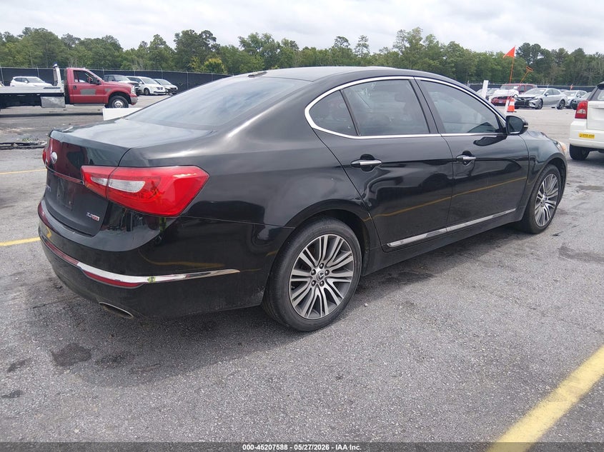 2016 Kia Cadenza VIN KNALN4D74G5215503 IAAI salvage auction — NORMAL WEAR, Clear (South Carolina), sold $25 on 2026-07-29 (photo 4)