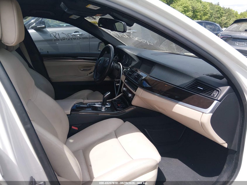 2012 BMW 5er VIN WBAFU7C59CDU62680 IAAI salvage auction — LEFT REAR, Salvage Title, sold $1,950 on 2026-08-04 (photo 5)