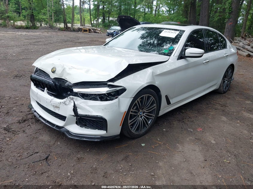 2017 BMW 5er VIN WBAJE7C34HG888045 IAAI salvage auction — FRONT END, Salvage Title, sold $8,550 on 2026-07-07 (photo 2)