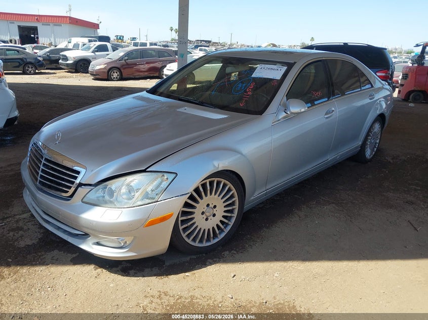 2007 Mercedes-benz S class VIN WDDNG86X47A116560 IAAI salvage auction — NORMAL WEAR, Clear (Arizona), sold $25 on 2026-07-28 (photo 2)