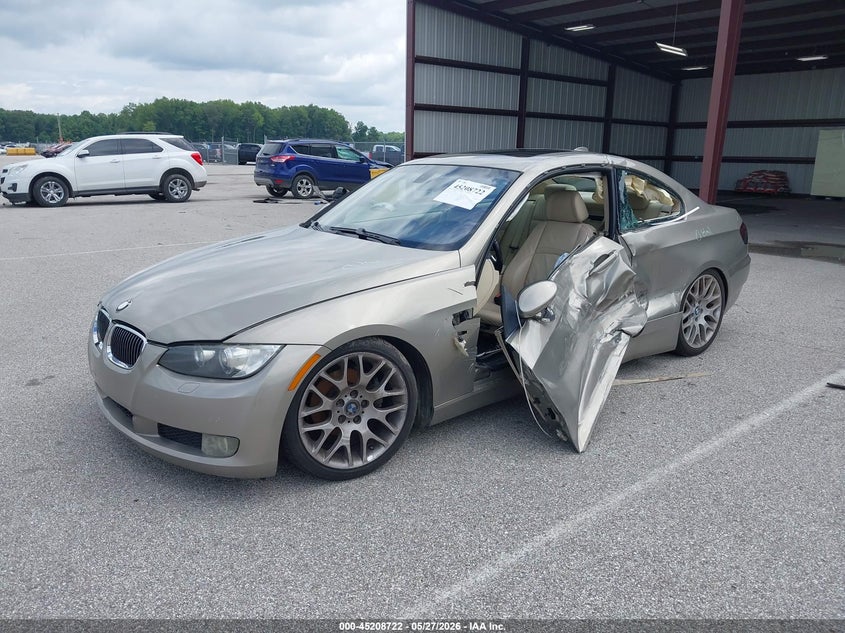 2007 BMW 3 series VIN WBAWB33527P130065 IAAI salvage auction — LEFT SIDE, Clear (Indiana), sold $225 on 2026-07-23 (photo 2)