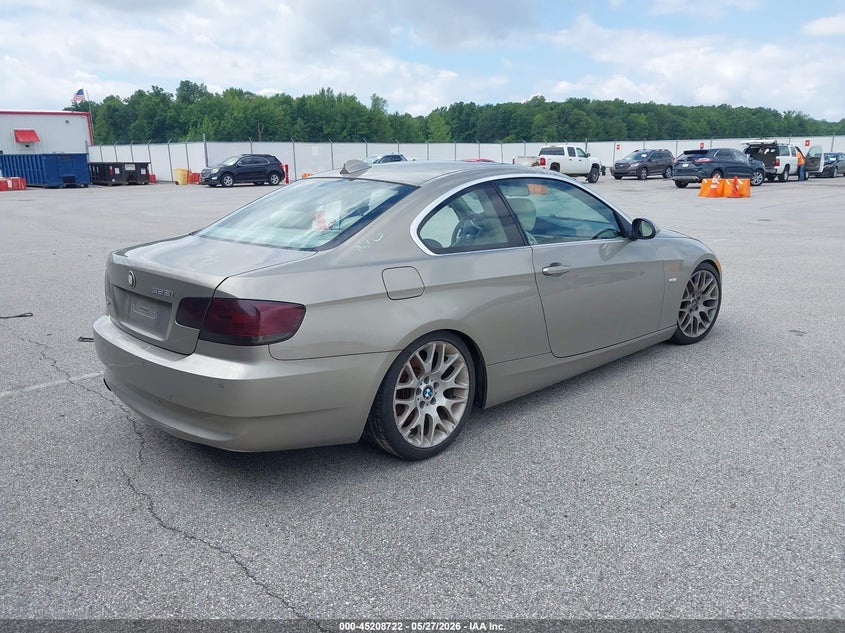 2007 BMW 3 series VIN WBAWB33527P130065 IAAI salvage auction — LEFT SIDE, Clear (Indiana), sold $225 on 2026-07-23 (photo 4)
