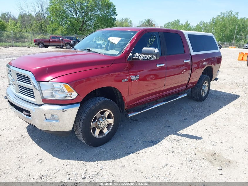 2012 Ram 2500 VIN 3C6TD5DT2CG187350 IAAI salvage auction — RIGHT FRONT, Clear (Wisconsin), sold $3,800 on 2026-07-09 (photo 2)