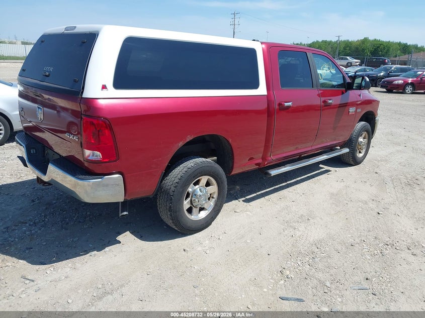 2012 Ram 2500 VIN 3C6TD5DT2CG187350 IAAI salvage auction — RIGHT FRONT, Clear (Wisconsin), sold $3,800 on 2026-07-09 (photo 4)