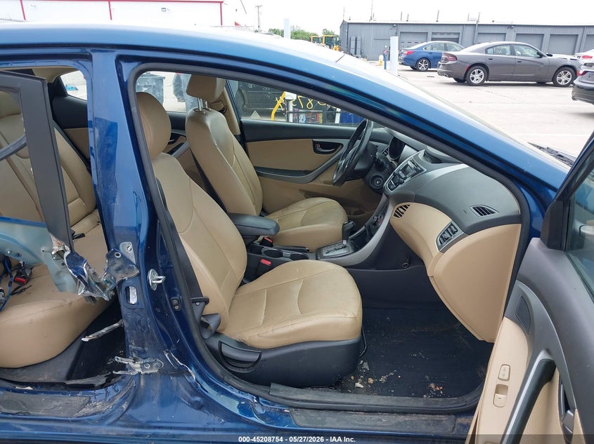 2013 Hyundai Elantra VIN KMHDH4AE2DU975296 IAAI salvage auction — SIDE, Salvage Title, sold $550 on 2026-07-24 (photo 5)