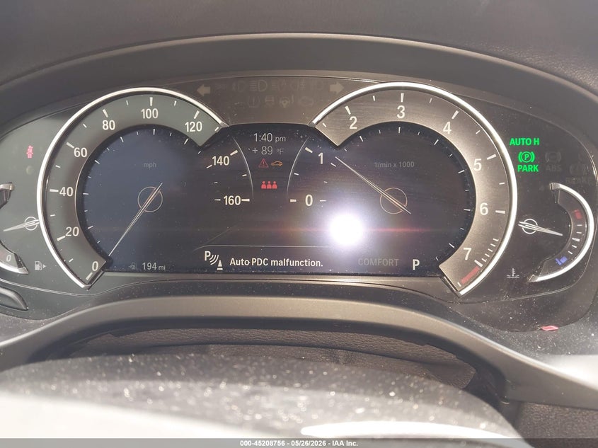 2019 BMW X4 VIN 5UXUJ3C59KLG54344 IAAI salvage auction — LEFT FRONT, Rebuildable (Florida), sold $12,700 on 2026-07-14 (photo 7)