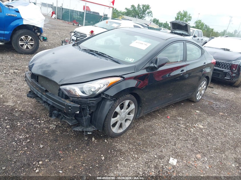2011 Hyundai Elantra VIN KMHDH4AE2BU099018 IAAI salvage auction — FRONT END, Salvage (Kentucky), sold $875 on 2026-07-15 (photo 2)