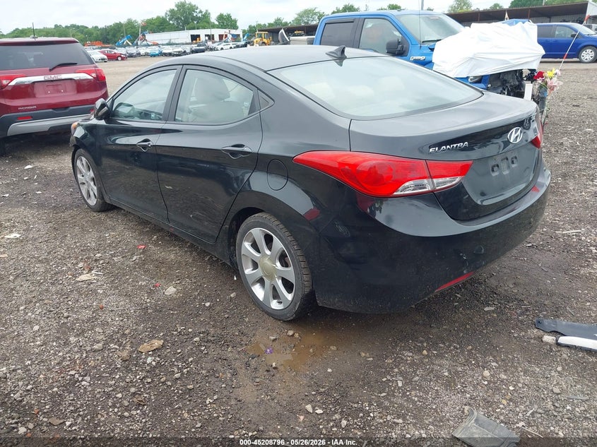 2011 Hyundai Elantra VIN KMHDH4AE2BU099018 IAAI salvage auction — FRONT END, Salvage (Kentucky), sold $875 on 2026-07-15 (photo 3)