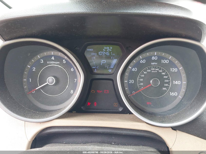 2011 Hyundai Elantra VIN KMHDH4AE2BU099018 IAAI salvage auction — FRONT END, Salvage (Kentucky), sold $875 on 2026-07-15 (photo 7)