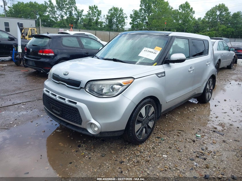 2015 Kia Soul VIN KNDJX3A59F7781242 IAAI salvage auction — SIDE, Salvage Title, sold $1,300 on 2026-07-16 (photo 2)