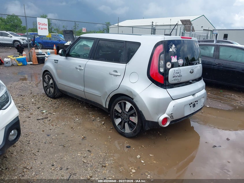 2015 Kia Soul VIN KNDJX3A59F7781242 IAAI salvage auction — SIDE, Salvage Title, sold $1,300 on 2026-07-16 (photo 3)