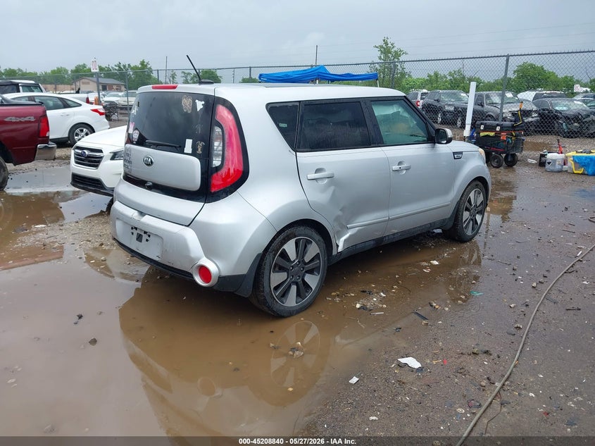 2015 Kia Soul VIN KNDJX3A59F7781242 IAAI salvage auction — SIDE, Salvage Title, sold $1,300 on 2026-07-16 (photo 4)