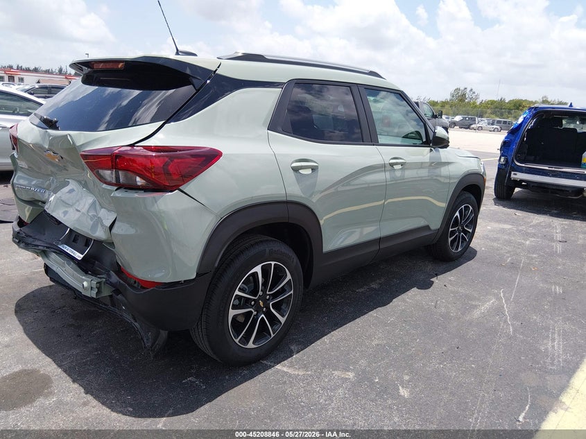 2026 Chevrolet Trailblazer VIN KL79MPSL7TB120489 IAAI salvage auction — REAR END, Salvage Title, sold $4,350 on 2026-07-12 (photo 4)
