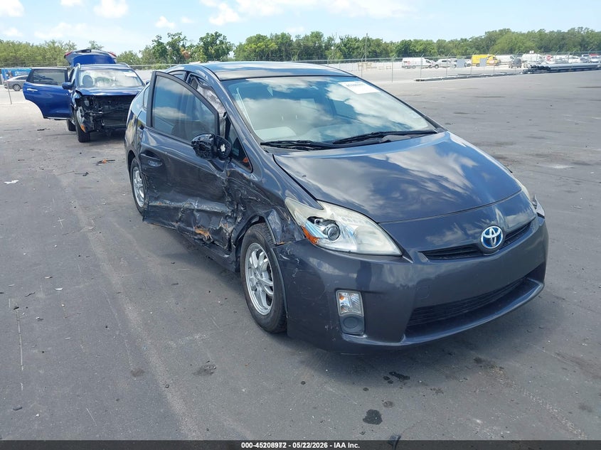2011 Toyota Prius VIN JTDKN3DU3B5340709 IAAI salvage auction — RIGHT SIDE, Rebuildable (Florida), sold $750 on 2026-07-27 (photo 1)