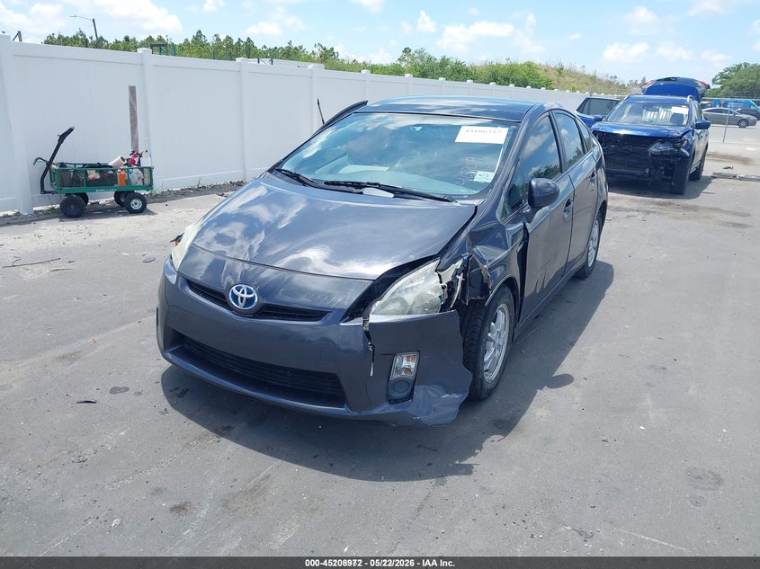 2011 Toyota Prius VIN JTDKN3DU3B5340709 IAAI salvage auction — RIGHT SIDE, Rebuildable (Florida), sold $750 on 2026-07-27 (photo 2)