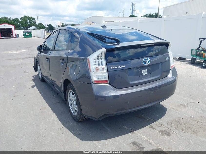 2011 Toyota Prius VIN JTDKN3DU3B5340709 IAAI salvage auction — RIGHT SIDE, Rebuildable (Florida), sold $750 on 2026-07-27 (photo 3)
