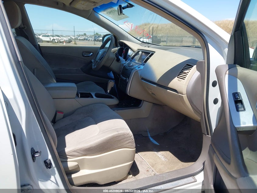 2012 Nissan Murano VIN JN8AZ1MU7CW107243 IAAI salvage auction — NORMAL WEAR, Salvage (Texas), sold $550 on 2026-07-29 (photo 5)
