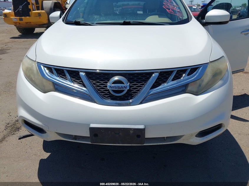 2012 Nissan Murano VIN JN8AZ1MU7CW107243 IAAI salvage auction — NORMAL WEAR, Salvage (Texas), sold $550 on 2026-07-29 (photo 6)