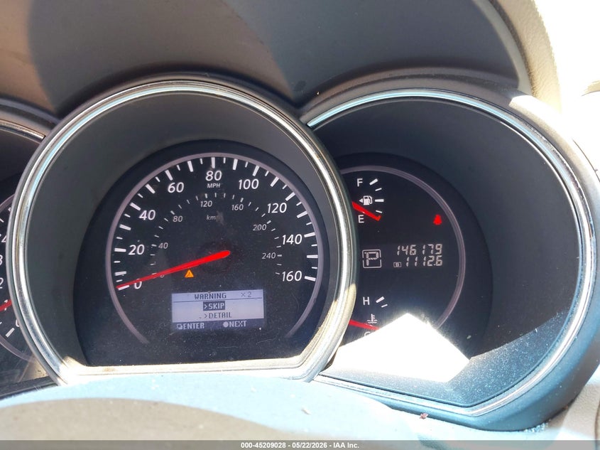 2012 Nissan Murano VIN JN8AZ1MU7CW107243 IAAI salvage auction — NORMAL WEAR, Salvage (Texas), sold $550 on 2026-07-29 (photo 7)