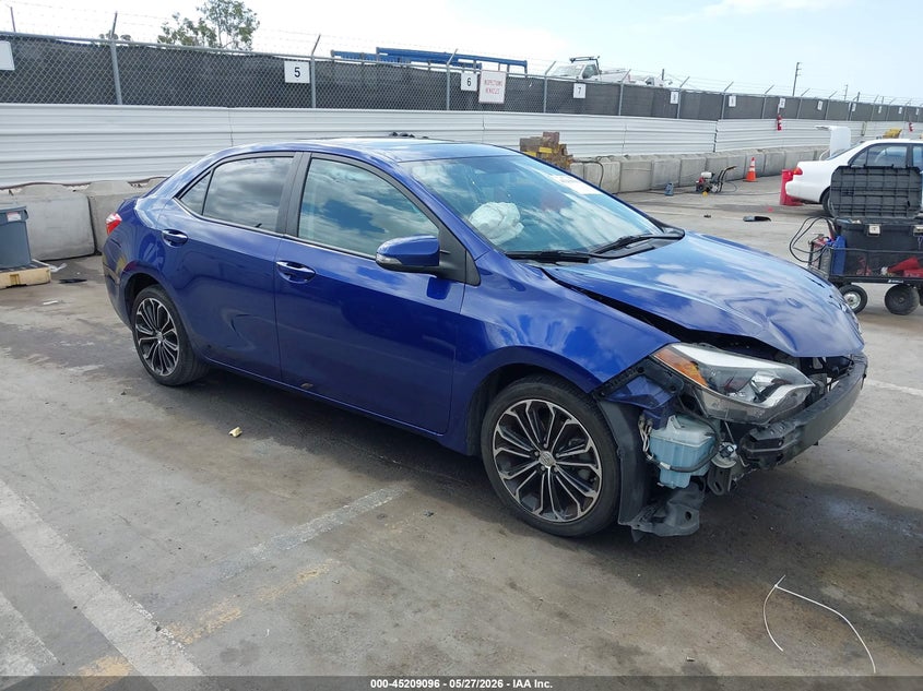 2014 Toyota Corolla VIN 5YFBURHE6EP005010 IAAI salvage auction — FRONT END, Salvage Title, sold $2,725 on 2026-07-22 (photo 1)