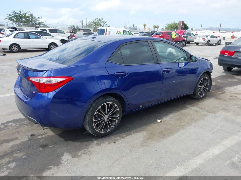 2014 Toyota Corolla VIN 5YFBURHE6EP005010 IAAI salvage auction — FRONT END, Salvage Title, sold $2,725 on 2026-07-22 (photo 4)