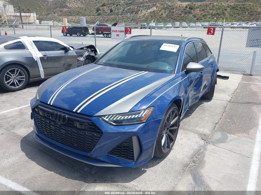 2024 Audi Rs6 VIN WUA1DBF29RN901609 IAAI salvage auction — SIDE, Salvage (California), sold $62,000 on 2026-07-22 (photo 2)