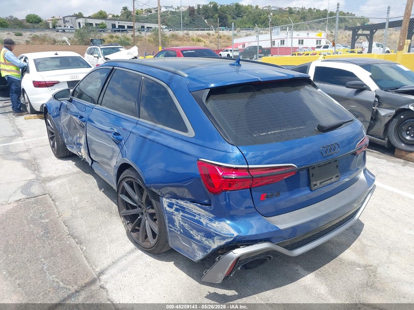 2024 Audi Rs6 VIN WUA1DBF29RN901609 IAAI salvage auction — SIDE, Salvage (California), sold $62,000 on 2026-07-22 (photo 3)