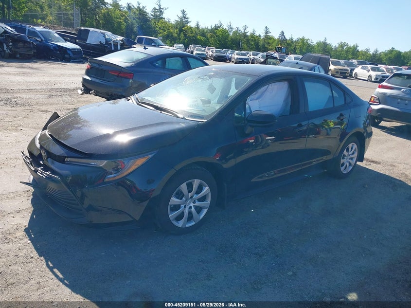 2026 Toyota Corolla VIN 5YFB4MDE9TP406993 IAAI salvage auction — RIGHT FRONT, Salvage (Massachusetts), sold $4,600 on 2026-07-31 (photo 2)