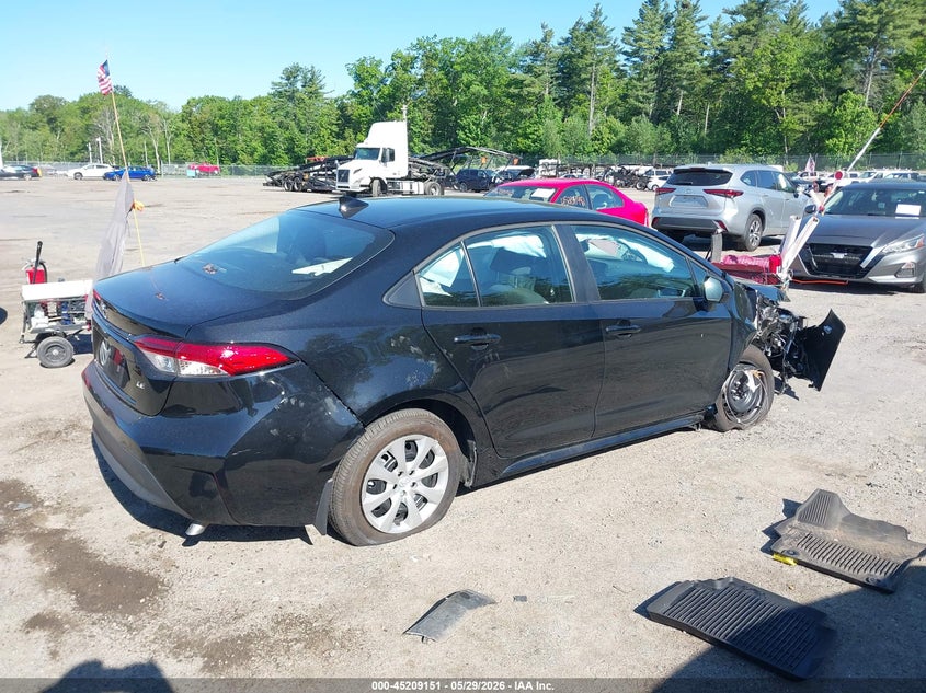 2026 Toyota Corolla VIN 5YFB4MDE9TP406993 IAAI salvage auction — RIGHT FRONT, Salvage (Massachusetts), sold $4,600 on 2026-07-31 (photo 4)