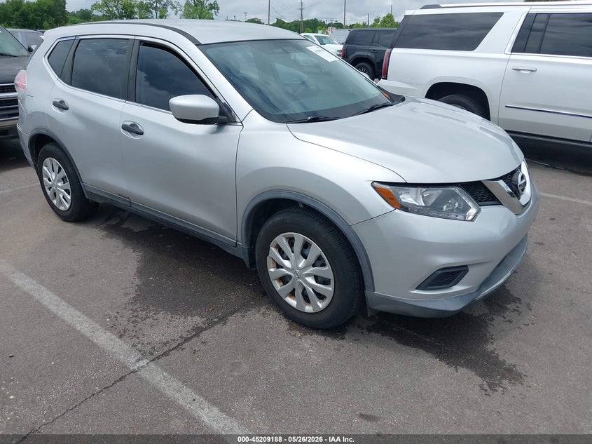 2016 Nissan Rogue VIN KNMAT2MT0GP652274 IAAI salvage auction — REAR END, Salvage (Tennessee), sold $2,300 on 2026-07-14 (photo 1)
