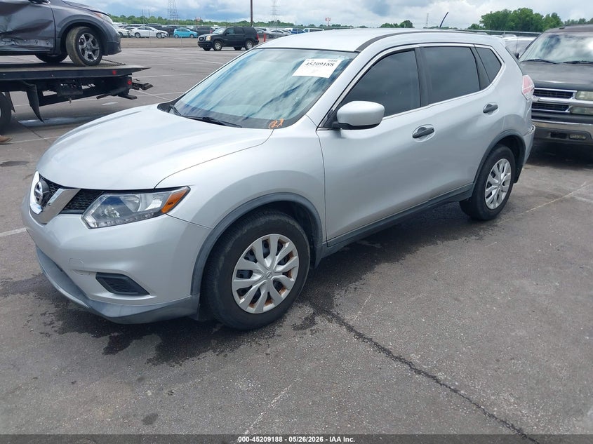 2016 Nissan Rogue VIN KNMAT2MT0GP652274 IAAI salvage auction — REAR END, Salvage (Tennessee), sold $2,300 on 2026-07-14 (photo 2)