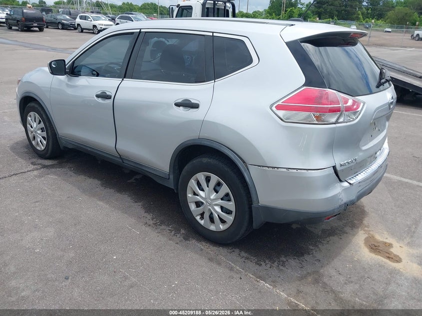2016 Nissan Rogue VIN KNMAT2MT0GP652274 IAAI salvage auction — REAR END, Salvage (Tennessee), sold $2,300 on 2026-07-14 (photo 3)