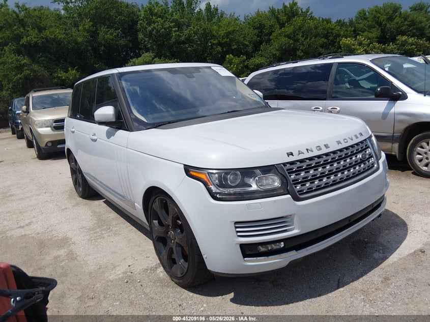 2016 Land rover RANGE ROVER VIN SALGS2KF9GA258410 IAAI salvage auction — NORMAL WEAR, Original (Texas), sold $3,350 on 2026-07-29 (photo 1)