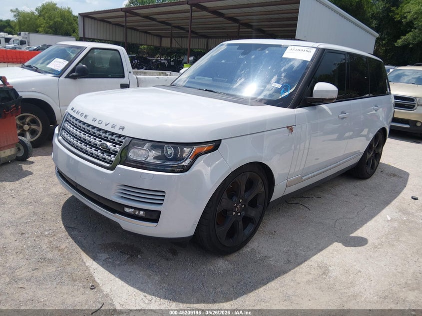 2016 Land rover RANGE ROVER VIN SALGS2KF9GA258410 IAAI salvage auction — NORMAL WEAR, Original (Texas), sold $3,350 on 2026-07-29 (photo 2)
