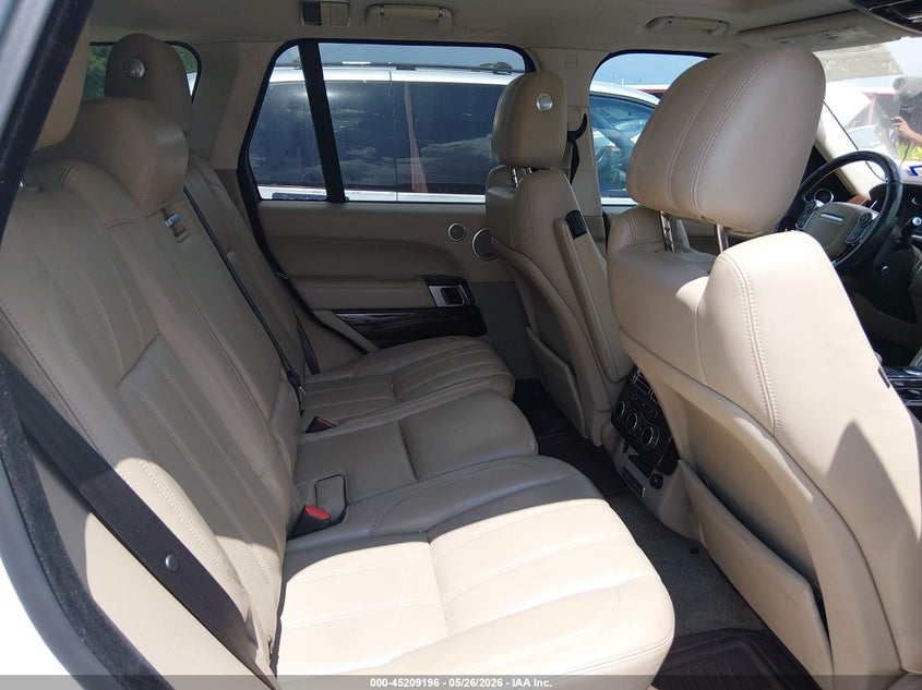 2016 Land rover RANGE ROVER VIN SALGS2KF9GA258410 IAAI salvage auction — NORMAL WEAR, Original (Texas), sold $3,350 on 2026-07-29 (photo 8)