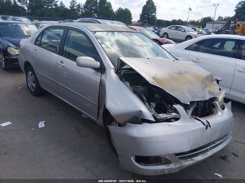 2007 Toyota Corolla VIN JTDBR32E770100051 IAAI salvage auction — FRONT END, Salvage (North Carolina), sold $825 on 2026-07-16 (photo 1)