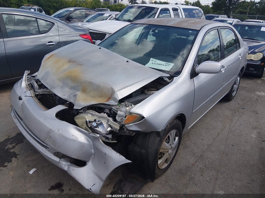 2007 Toyota Corolla VIN JTDBR32E770100051 IAAI salvage auction — FRONT END, Salvage (North Carolina), sold $825 on 2026-07-16 (photo 2)