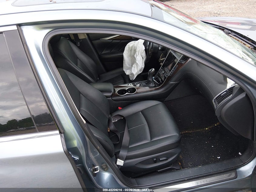 2018 Infiniti Q50 VIN JN1EV7AR2JM442031 IAAI salvage auction — FRONT END, Salvage (North Carolina), sold $4,100 on 2026-07-20 (photo 5)