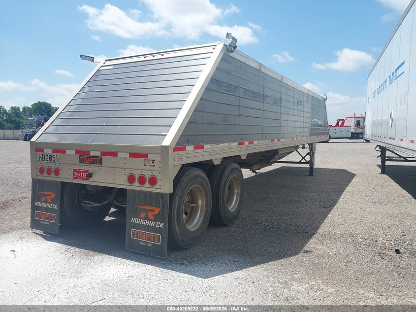 2025 Timpte Trailer VIN 1TDH39027SB189267 IAAI salvage auction — ROLLOVER, Clear (Oklahoma), sold $20,250 on 2026-08-12 (photo 4)