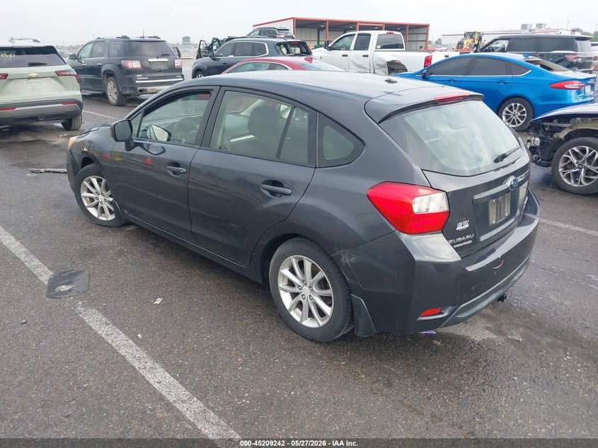 2014 Subaru Impreza VIN JF1GPAC6XE8234774 IAAI salvage auction — RIGHT FRONT, Salvage (Missouri), sold $1,225 on 2026-07-14 (photo 3)