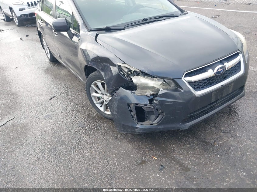 2014 Subaru Impreza VIN JF1GPAC6XE8234774 IAAI salvage auction — RIGHT FRONT, Salvage (Missouri), sold $1,225 on 2026-07-14 (photo 6)