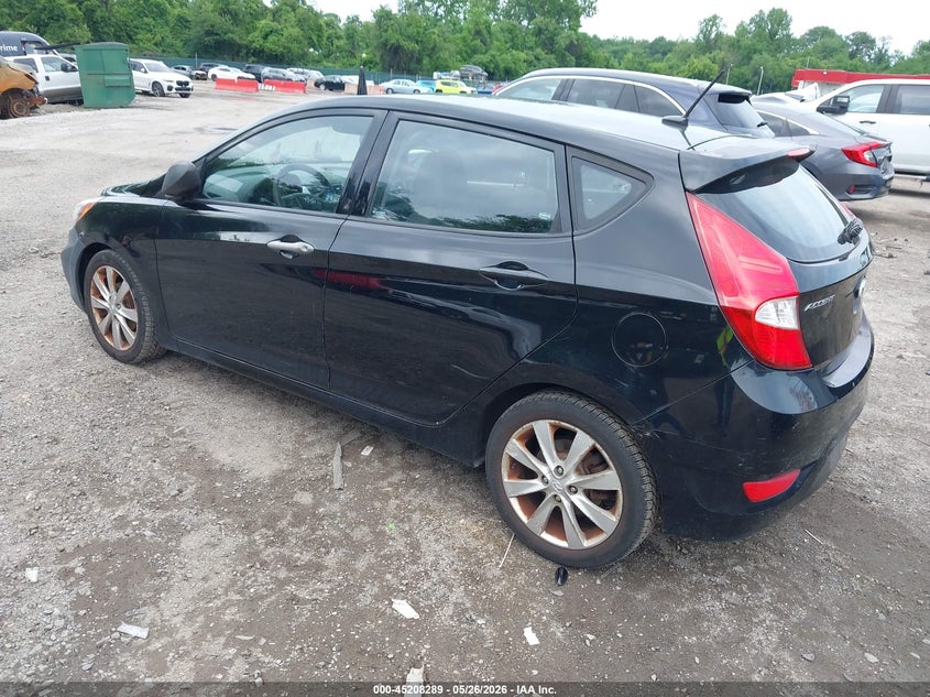 2012 Hyundai Accent VIN KMHCU5AE8CU039680 IAAI salvage auction — FRONT & REAR, Salvage - Greater Than 75% (Maryland), sold $650 on 2026-07-23 (photo 3)