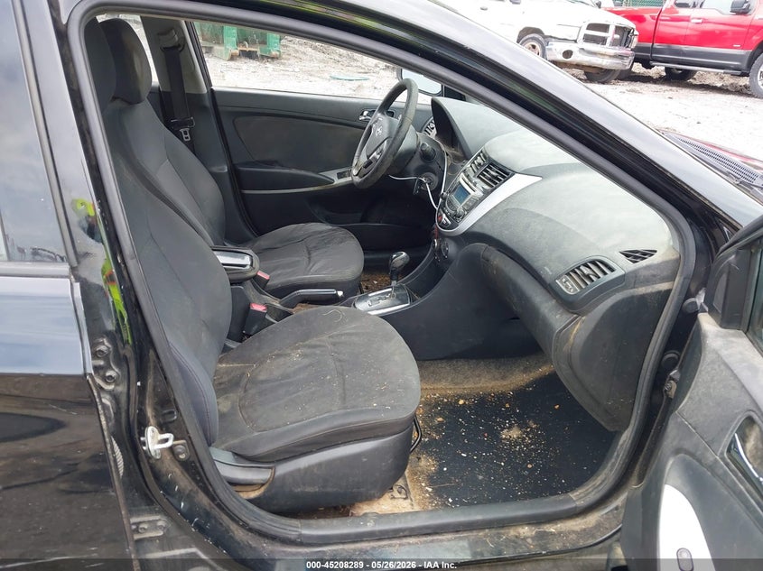 2012 Hyundai Accent VIN KMHCU5AE8CU039680 IAAI salvage auction — FRONT & REAR, Salvage - Greater Than 75% (Maryland), sold $650 on 2026-07-23 (photo 5)