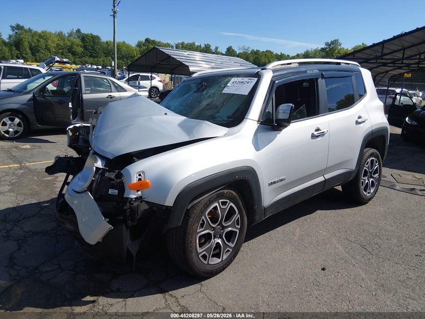 2016 Jeep Renegade VIN ZACCJBDT7GPC75668 IAAI salvage auction — FRONT END, Wait Title, sold $400 on 2026-08-20 (photo 2)