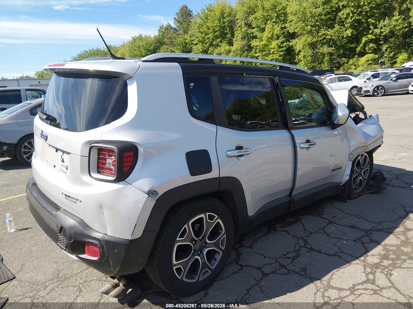 2016 Jeep Renegade VIN ZACCJBDT7GPC75668 IAAI salvage auction — FRONT END, Wait Title, sold $400 on 2026-08-20 (photo 4)