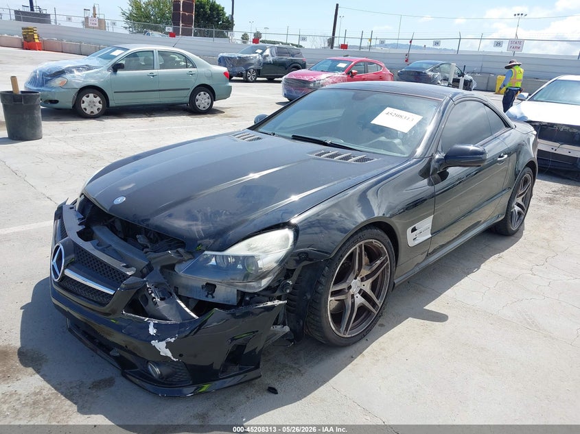 2011 Mercedes-benz Slc-klasse amg VIN WDBSK7AA3BF161217 IAAI salvage auction — FRONT END, Salvage (California), sold $8,800 on 2026-07-15 (photo 6)