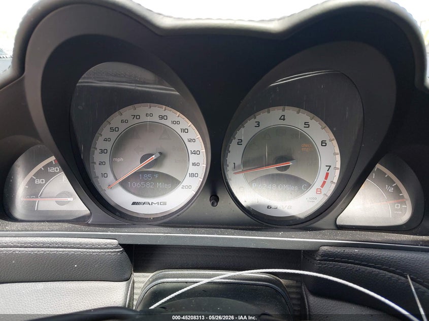 2011 Mercedes-benz Slc-klasse amg VIN WDBSK7AA3BF161217 IAAI salvage auction — FRONT END, Salvage (California), sold $8,800 on 2026-07-15 (photo 7)