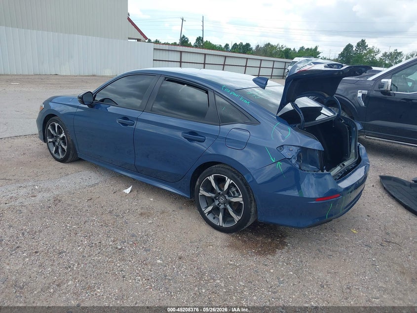 2025 Honda Civic VIN 2HGFE4F84SH335374 IAAI salvage auction — REAR END, Wait Title, sold $14,750 on 2026-09-03 (photo 3)
